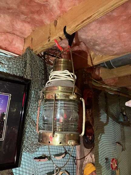 Electric nautical style lantern