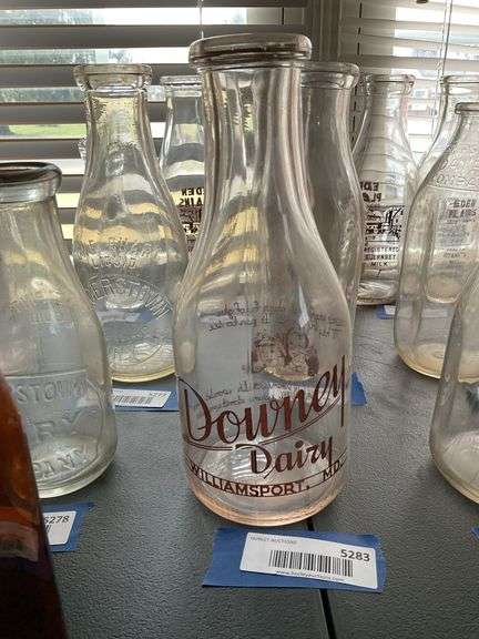 Milk bottle: Downey Dairy/ Williamsport MD