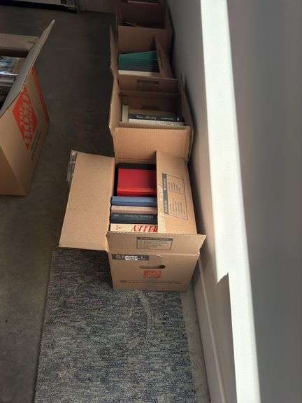 Discovery Lot with six boxes of books