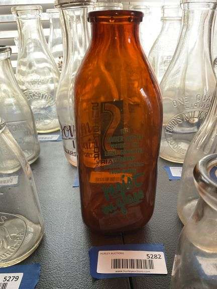 Milk bottle: Superior Dairy/ Hagerstown MD amber