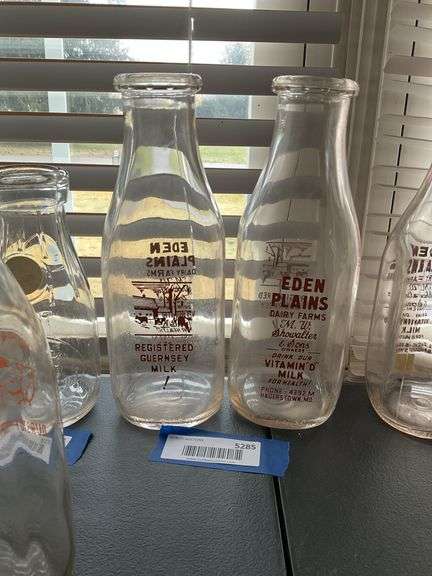 Two Milk bottles: Eden Plains/ Hagerstown MD
