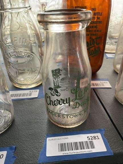 Milk bottle: Cherry Lane/ Hagerstown MD