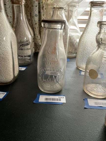 Milk bottle: L&M Superior Dairy/ Hagerstown MD