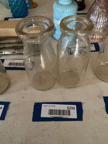Two milk bottles including Hagerstown