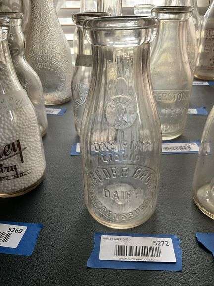 Milk bottle: Reeder Bros Dairy/ Shippensburg PA