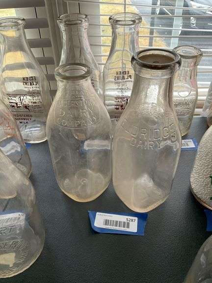 Two Milk bottles: Hagerstown Dairy Co/ Eldridge Dairy