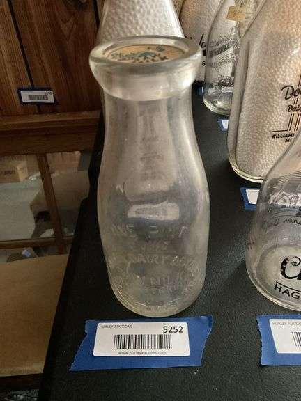 Milk bottle: United Dairy League/ Hagerstown MD