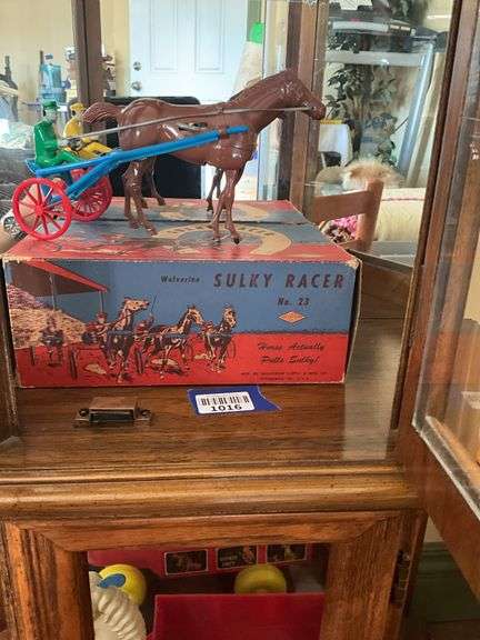 Wolverine Sulky Race No.23 toy in original box