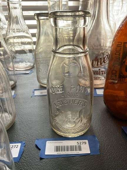 Milk bottle: Leisher's/ Chambersburg PA