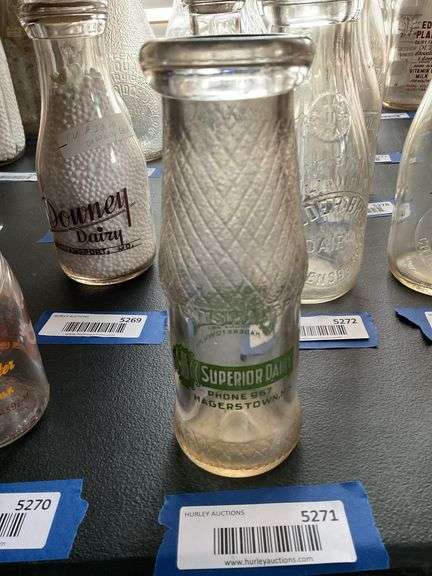 Milk bottle: Superior Dairy/ Hagerstown MD