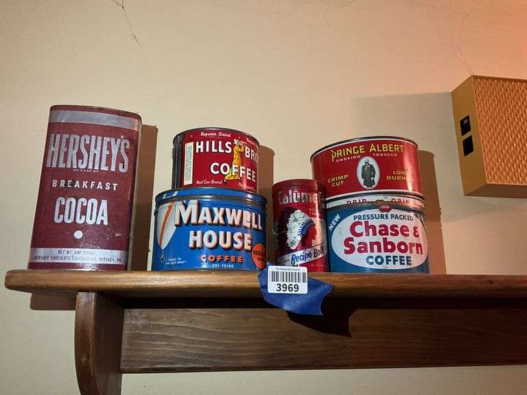 Advertising tins lot