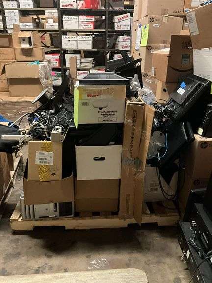 Skid of assorted electronics