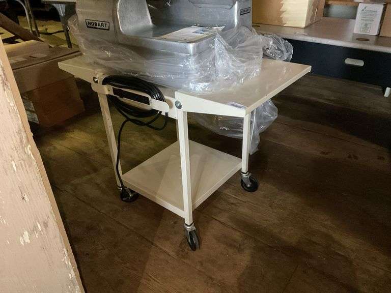 Rolling AV cart w/ cord - no contents