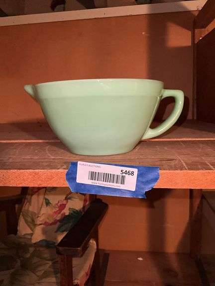 Fire King jadeite glass batter bowl