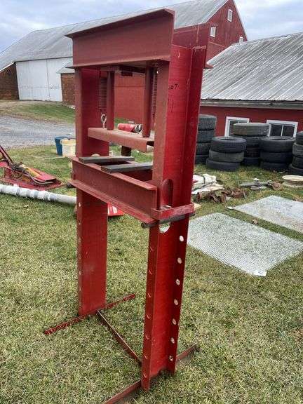 Shop press frame, Needs hydraulic jack.