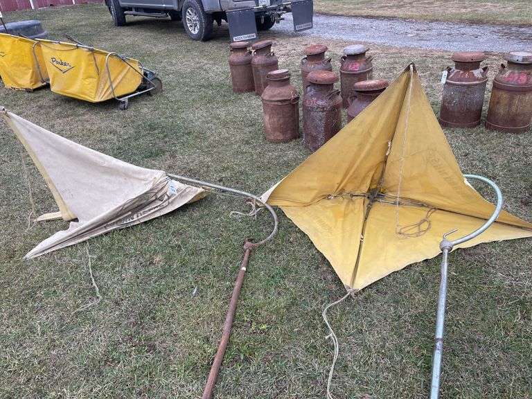 2 John Deere tractor sun shades