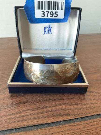 S. Kirk & Son sterling cuff bracelet