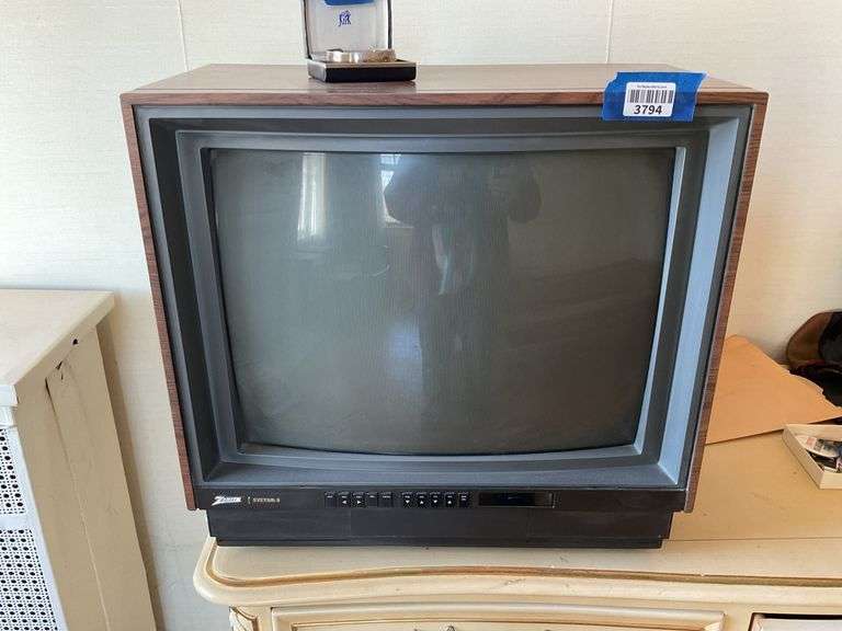 Zenith TV, Sony VHS player in box