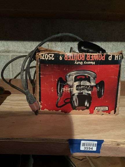 Craftsman Router Box Craftsman router in box - Hurley Real Estate & Auctions