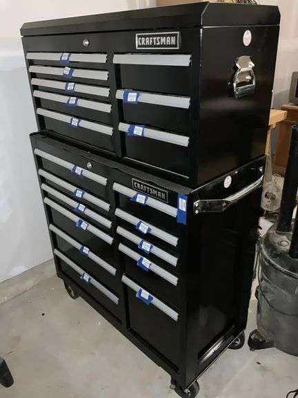 Craftsman tool chest, no contents 41x18x61.5 ***THIS WILL NEED PICKED UP AT THE VERY END OF THE AUCTION PICKUP.  ALSO, THE CONTENTS ARE BEING SOLD SEPARATE, SEE LOTS 2891-2909