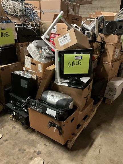 Sony boombox, Sharp VCR and more