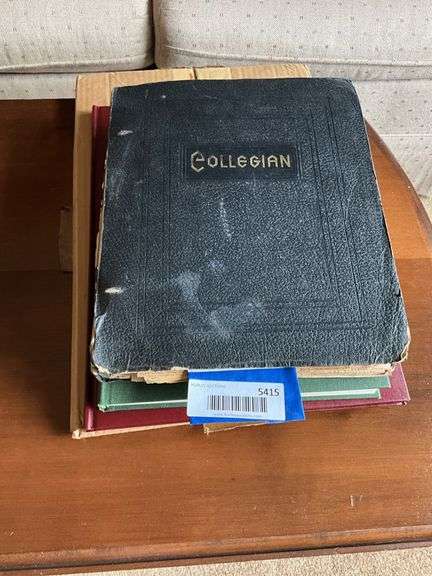 JFK and Eisenhower books, Collegian yearbook