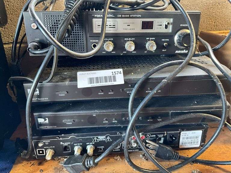 Realistic CB radio, DirecTV receivers - Hurley Real Estate & Auctions