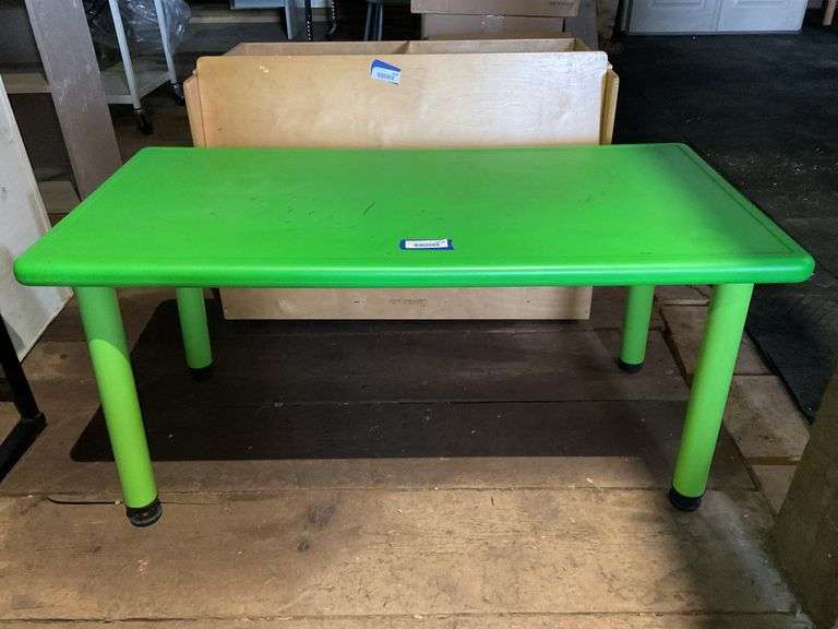 Neon green table