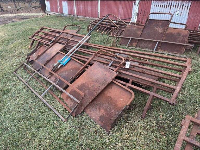 2 Farrowing crates for sows see lot 72 A for sample photos. Inspection encouraged