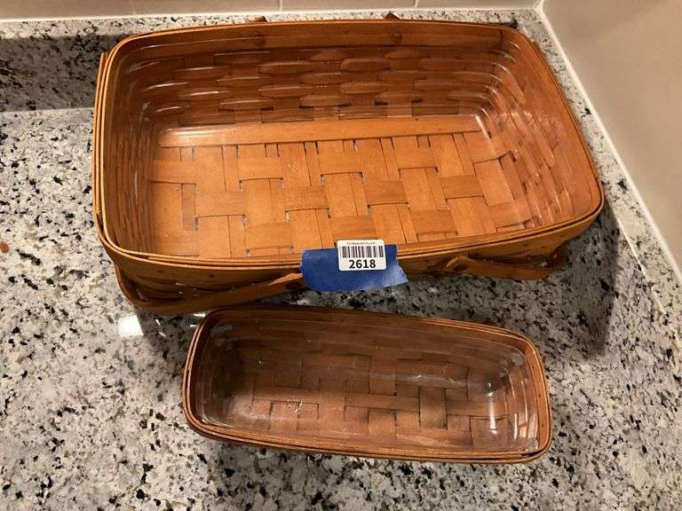 Two Longaberger baskets