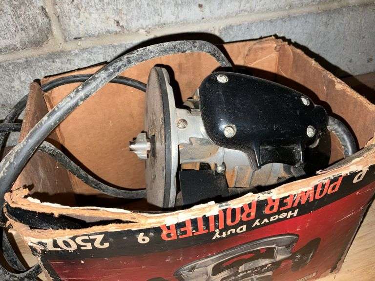 Craftsman Router Box Craftsman router in box - Hurley Real Estate & Auctions