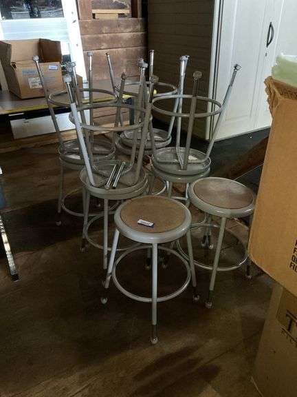 Round stools, by the piece, take 10