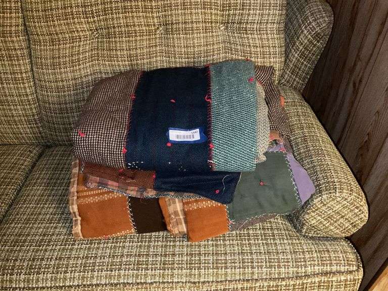 Two patchwork comforters
