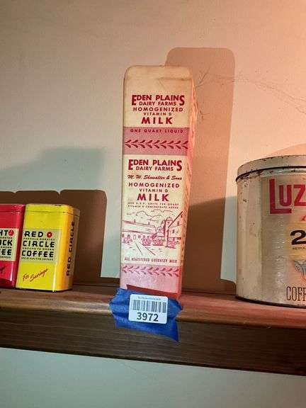 Eden Plains Dairy/ Hagerstown MD milk carton