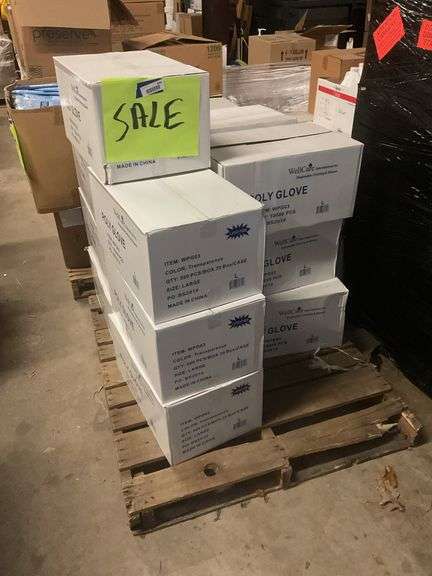 Poly disposable gloves