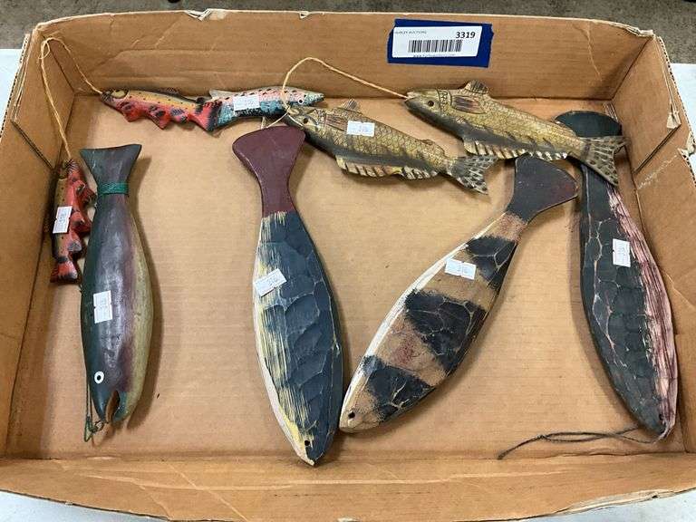 Wooden Fish Decore Hurley Real Estate & Auctions
