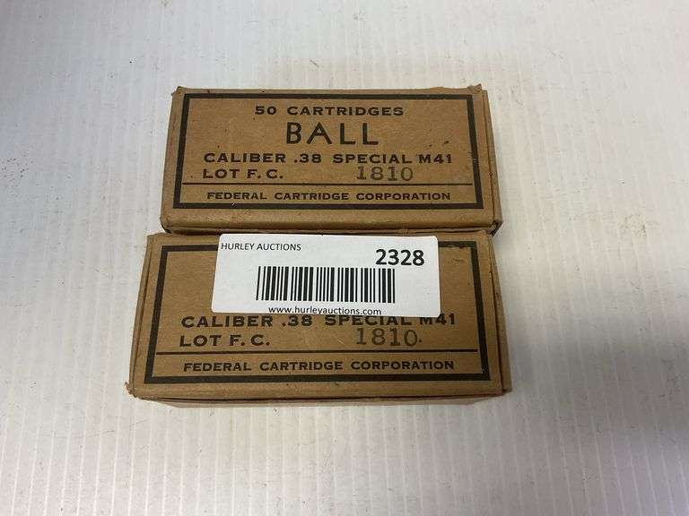 Two full boxes of Federal 38 special ammunition, by the pc take 2