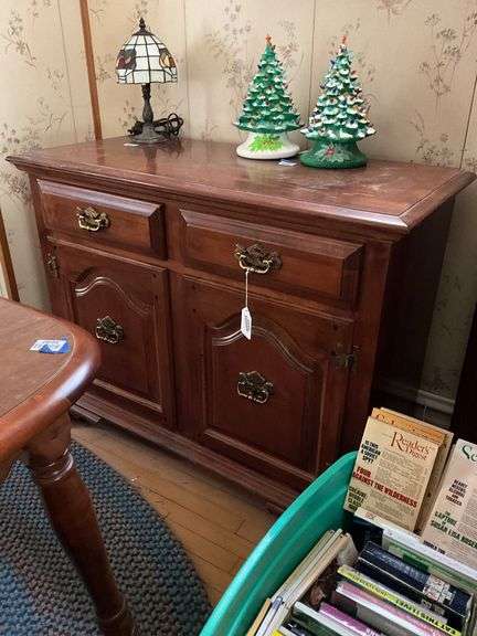 Early American server - no contents 42x19x33