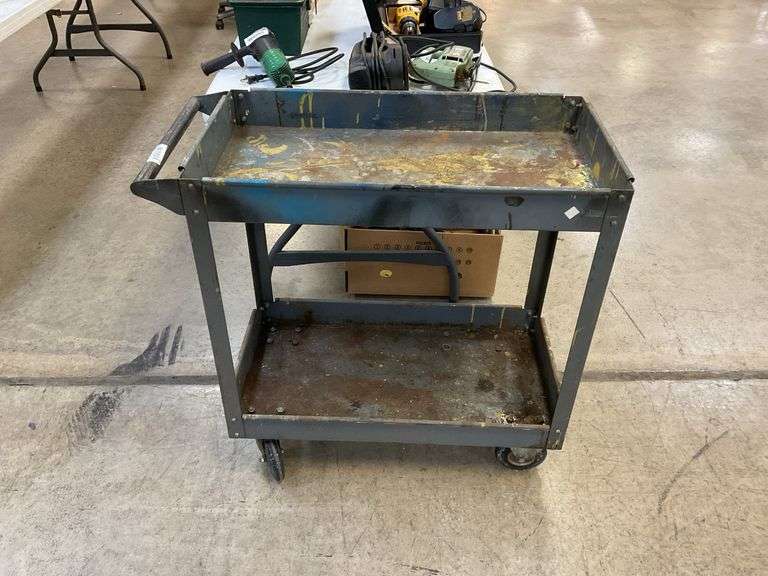 Rolling shop cart