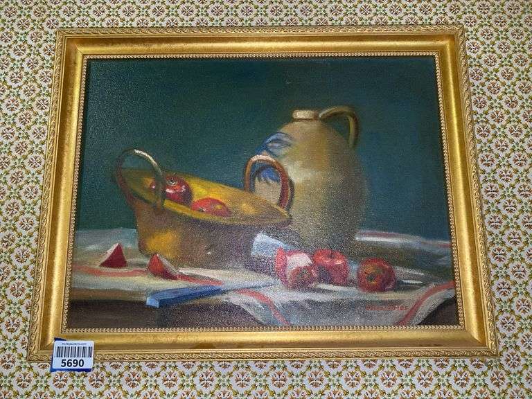 Fries still life painting