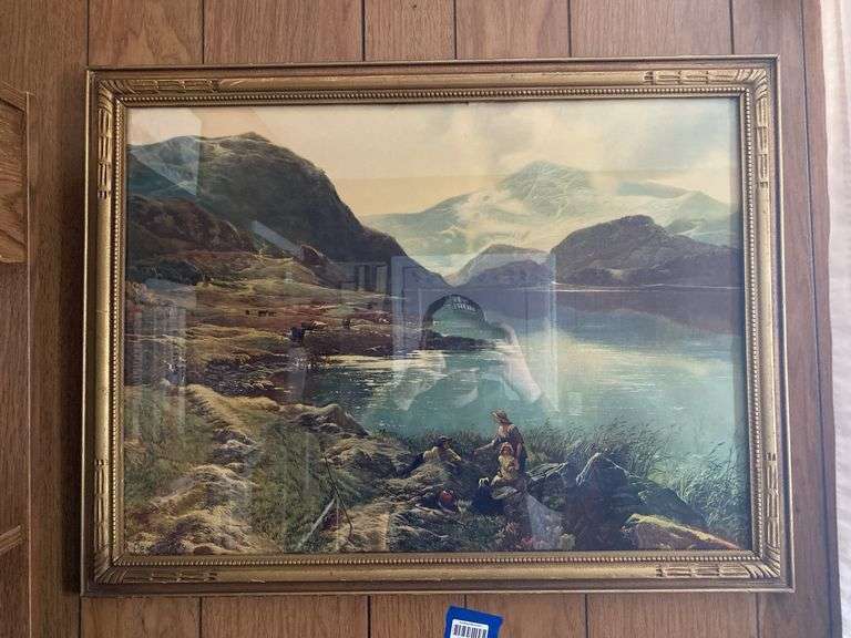 Framed R. Percy print