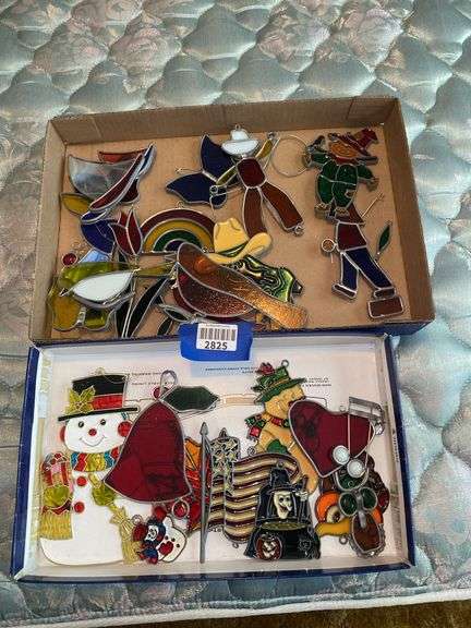 Stained glass & plastic sun catchers