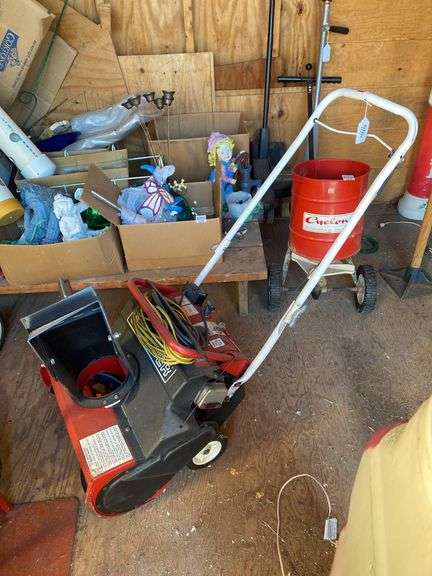 Snapper electric snow thrower