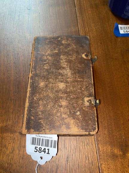 New Testament in German, leatherbound w/ clasps, 1803 Germantown PA imprint