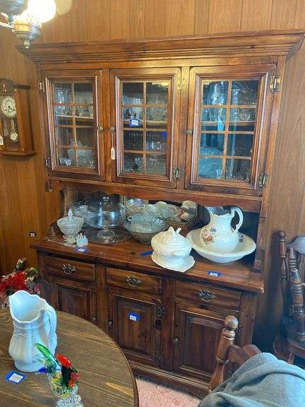 Sears Open Hearth Collection Hutch 54.5x19x77, no contents