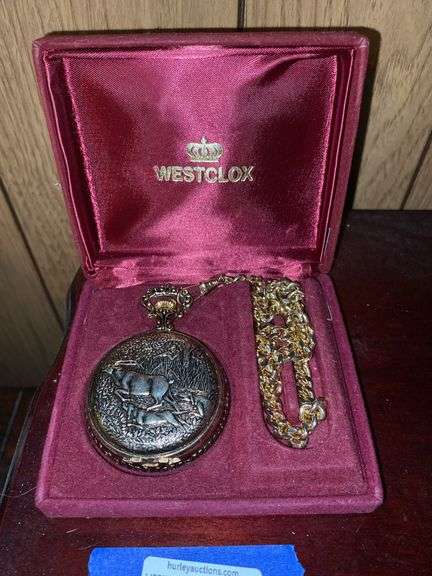 Westclox pocket Watch w/ case
