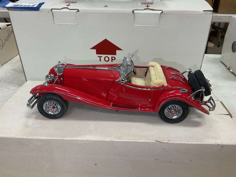 Franklin Mint Mercedes 500 K Special Roaster model in box