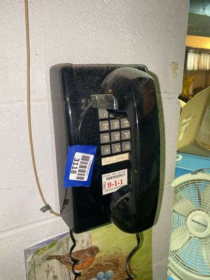 Push button wall phone - Hurley Real Estate & Auctions