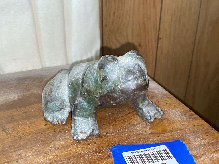 Cast iron frog doorstop