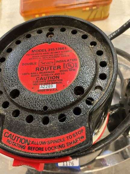 Craftsman router - Hurley Real Estate & Auctions